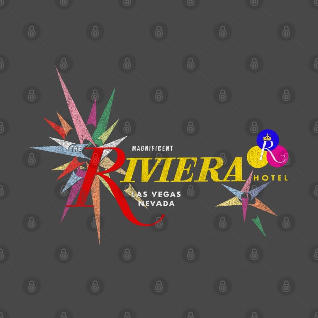 Retro Vintage Riviera Hotel and Casino Las Vegas by StudioPM71