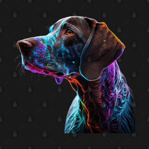 Neon German Shorthair Pointer by Sygluv