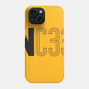 NC33 Dark Logo Phone Case