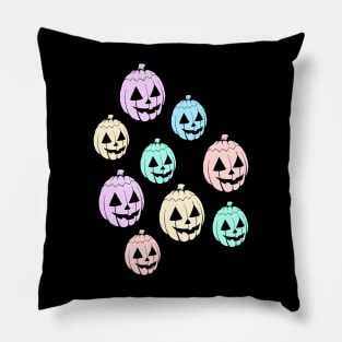 Pastel Pumpkins Pillow