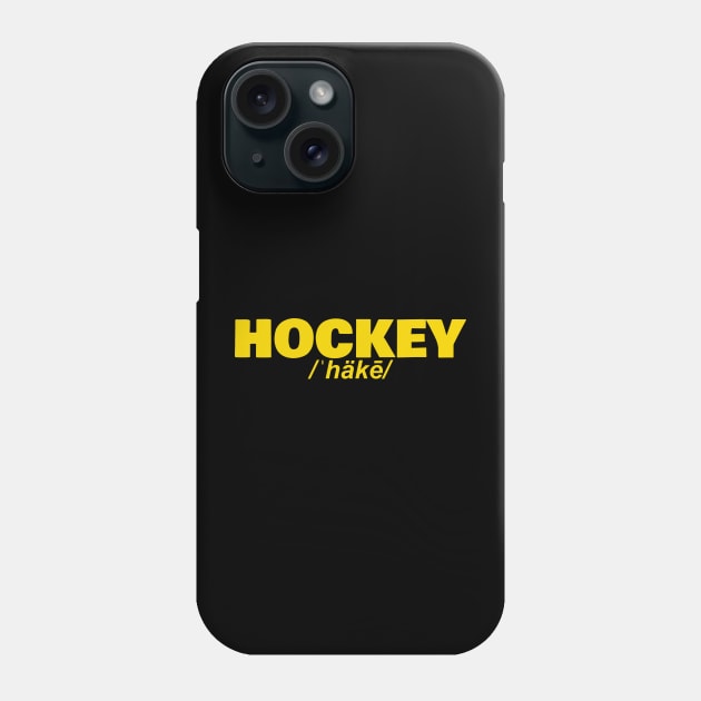 funny hockey Phone Case by dishcubung