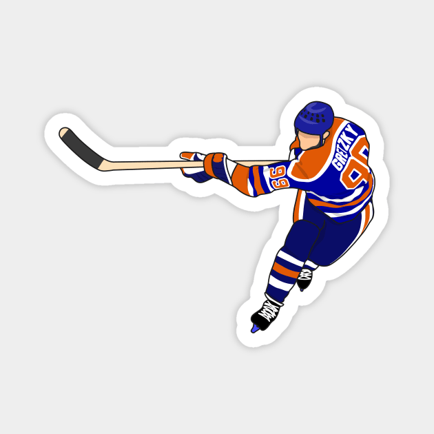 Gretzky the goal scorer Magnet by Rsclstar