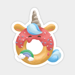 Donut with Unicorn Shape Magnet