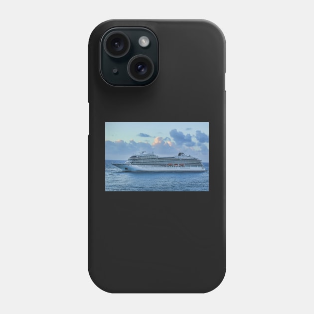 Viking Sea Cruise Ship Phone Case by tgass