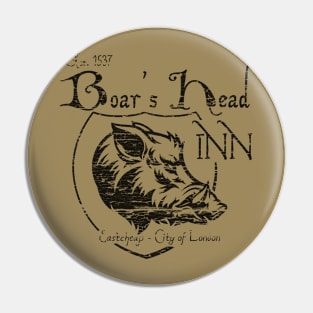 The Boar's Head Inn from Shakespeares Henry IV - Distressed Pin