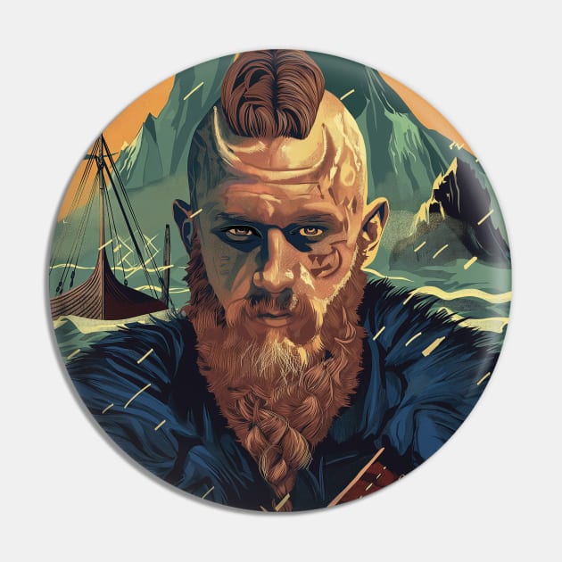 Viking Warrior Pin by Durro