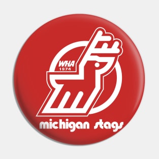 DEFUNCT - Michigan Stags Hockey Pin