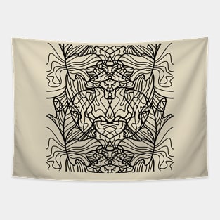 skull liner Tapestry