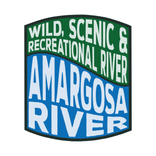 Amargosa River Wild, Scenic and Recreational River wave T-Shirt