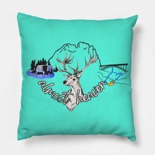 West Virginia Deer Pillow