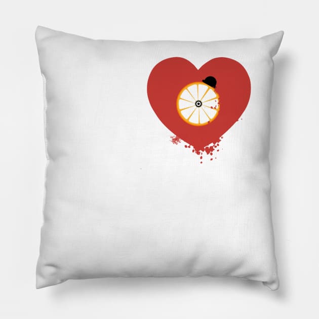 I love books Clockwork orange Pillow by Truenid