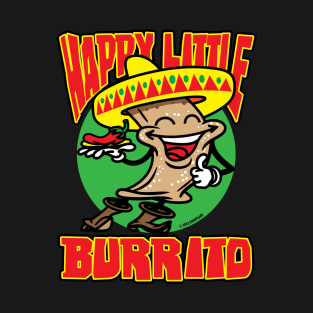 Happy Little Burrito Mascot T-Shirt