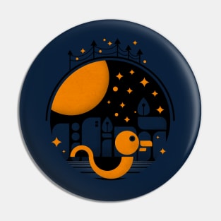 Duck in the city Pin