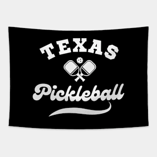 Texas pickleball player fun game Tapestry