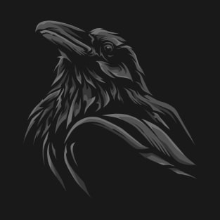 dark crows head T-Shirt