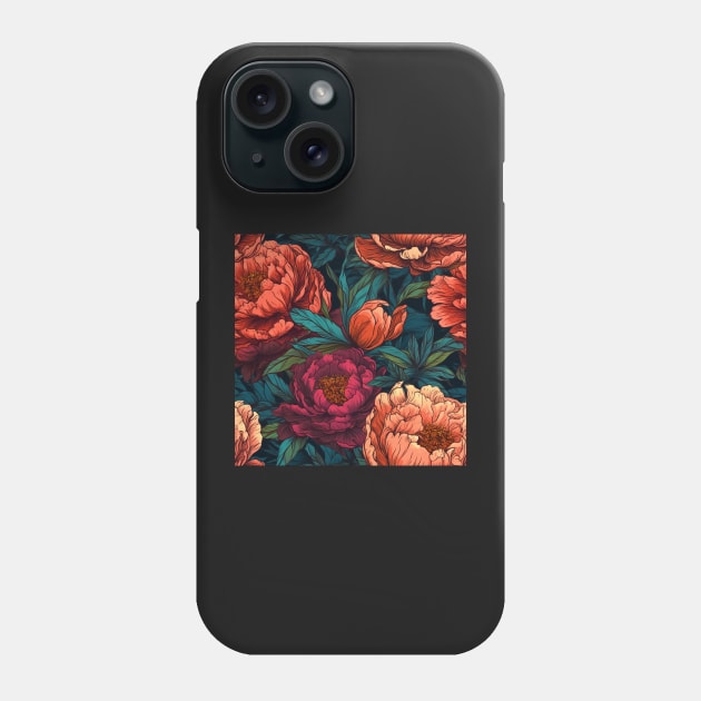 Peonies Phone Case by tommytyrer