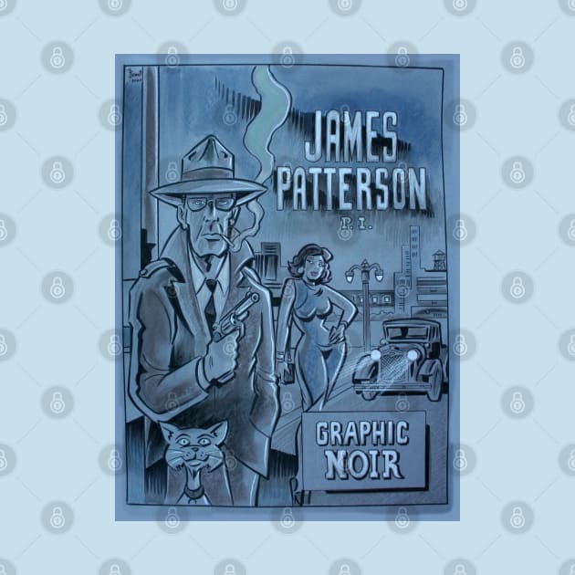 James Patterson Original Comic Book Cover by BennettBlackLight