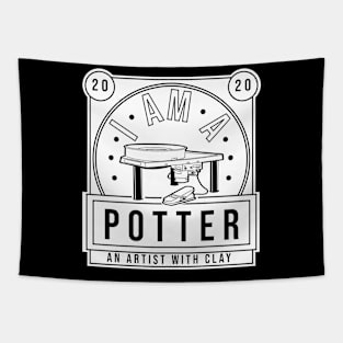 I am a Potter with Wheel Tapestry