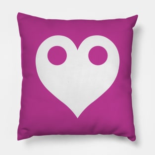 Leblanc Syndicate Heart (White) Pillow