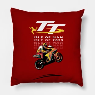 Isle of Man TT Race 2023 Pillow