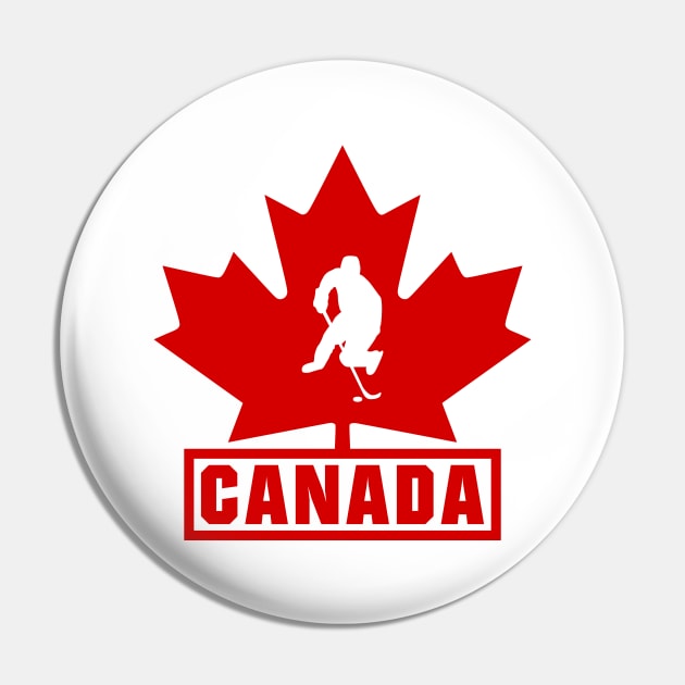 Hockey Canada Pin by colorsplash