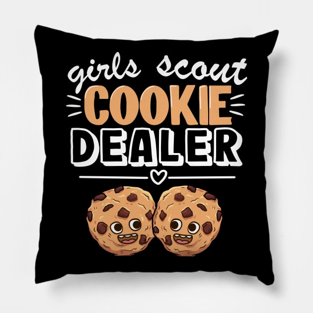 Cookie Chaos Coordinator Funny Scout Cookie Dealer Pillow by Kuehni