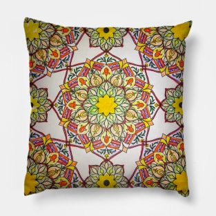 Little Red Flowers Pillow