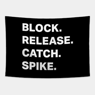 Block Release Catch Spike Tapestry