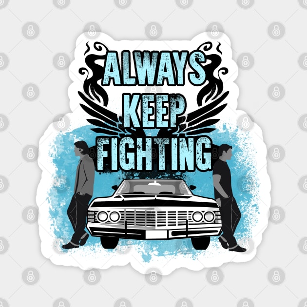 Supernatural. Sam and Dean. Magnet by KsuAnn