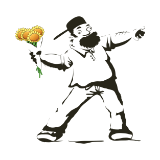 Crazy Flower Thrower T-Shirt