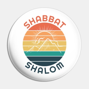 Shabbat Shalom Pin