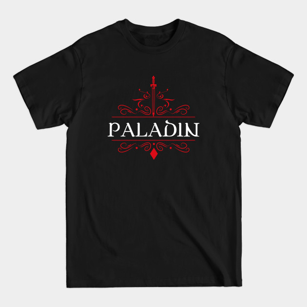 Disover Paladin Game Night Uniform Tabletop RPG Character Classes Series - Dungeons And Dragons - T-Shirt