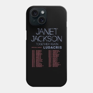 Janet Jackson Vintage Tour Concert Phone Case