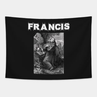 Saint Francis of Assisi Hardcore Punk Metal Gothic Tapestry