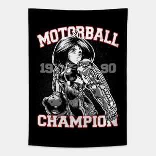 Motorball Champion Tapestry