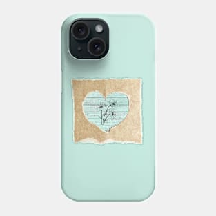 Vintage Cottage Core Heart Phone Case