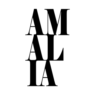 Amalia Girls Name Bold Font T-Shirt