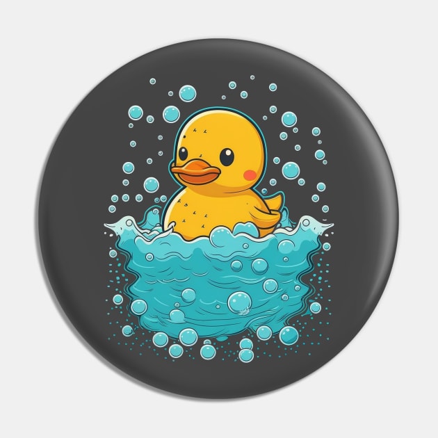 Rubber Duck And Duckling Men Women Kids Pin by Linco