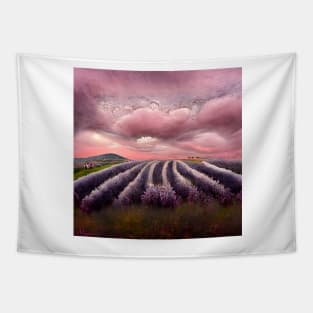 Lavender Fields Tapestry