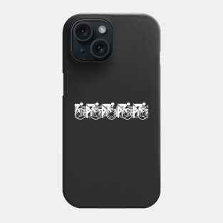 The Bicycle Race 2 White Phone Case