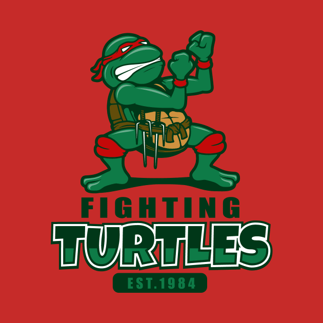 Fighting Turtles by adho1982