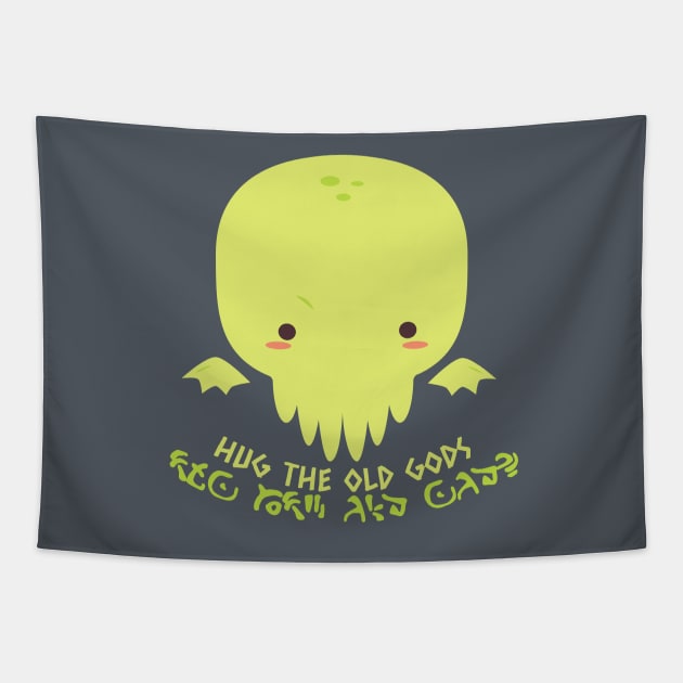 Cthulhu wants a hug Tapestry by RodrigoTVkid