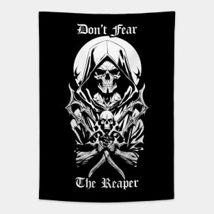 Don't Fear The Reaper Black and White 2023 Tapestry