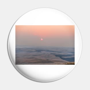 Smokey Palouse Sunrise Pin