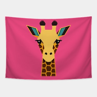 Geometric design of Giraffe face Tapestry