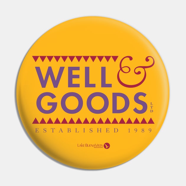 Well and Goods LTD Pin by RetroWDW