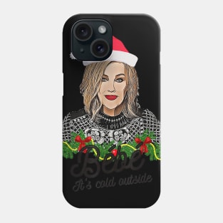 Bebe its cold outside Meme Ugly Christmas Sweater Design T-Shirt Phone Case