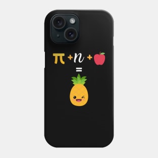 Pi day Pineapple Funny Equation Phone Case