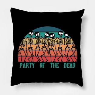 Party of the Dead Sunrise Pillow