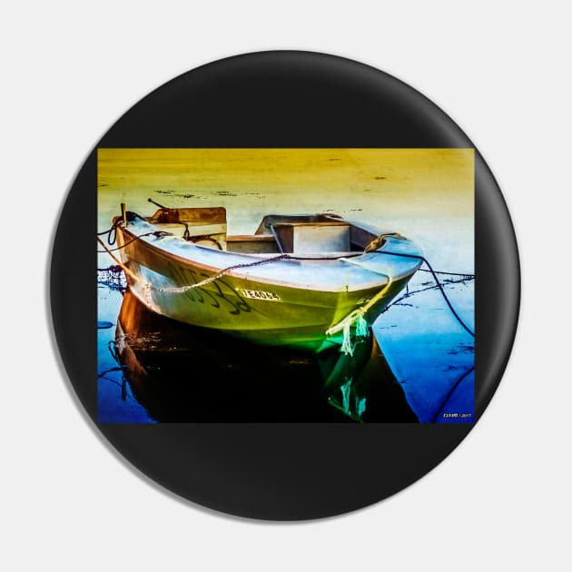 Sunset on a Boat Pin by kenmo